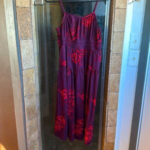 Old Navy Waist-Defined Cami Midi Dress
